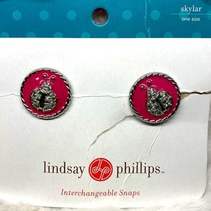Lindsay Phillips Skylar Ladybug Interchangeable Shoe Snaps